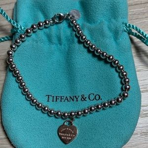 Tiffany & Co Return to Tiffany Rubedo Heart Tag Bead Bracelet